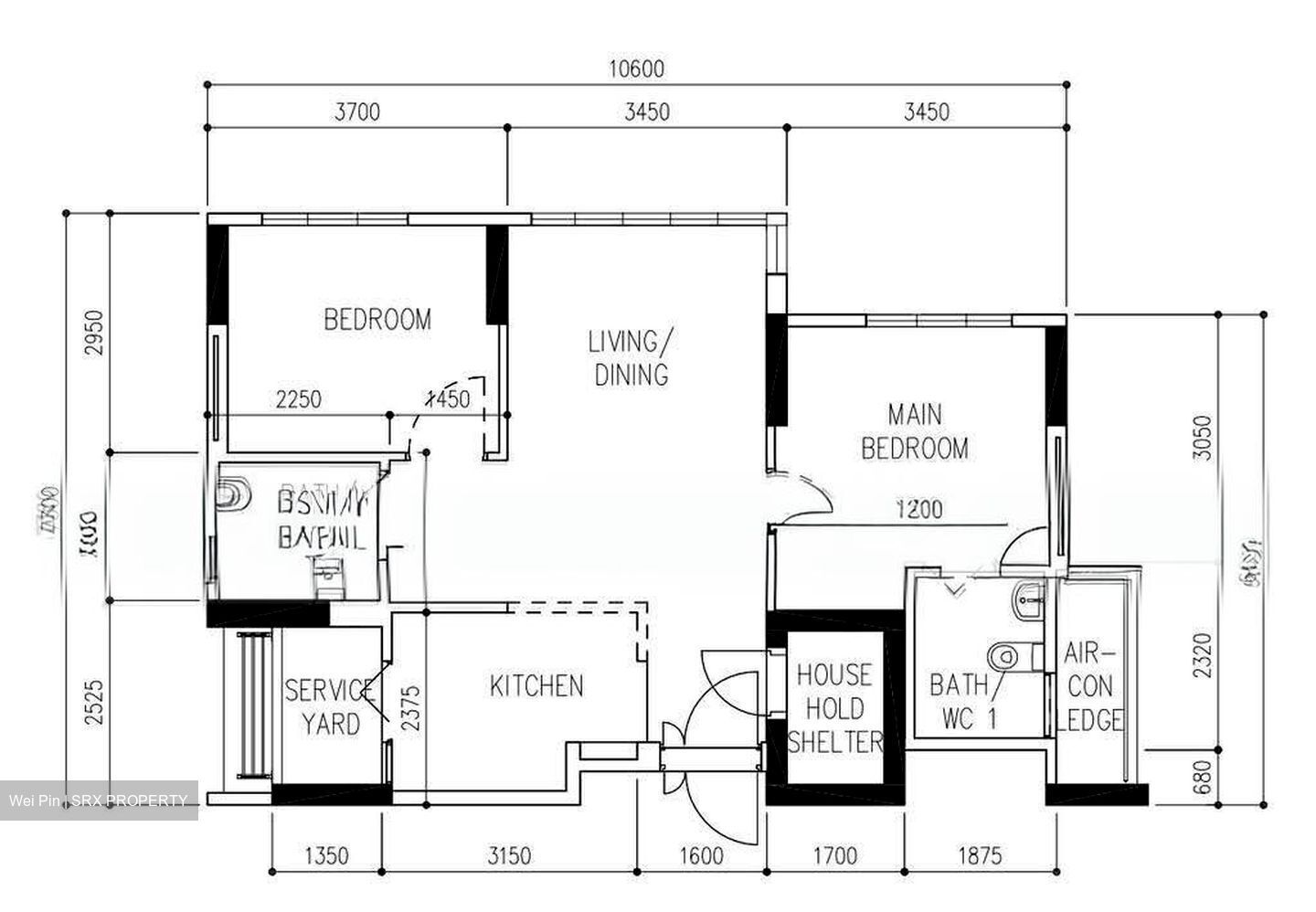 Blk 103B Alkaff Courtview (Toa Payoh), HDB 3 Rooms #622535171